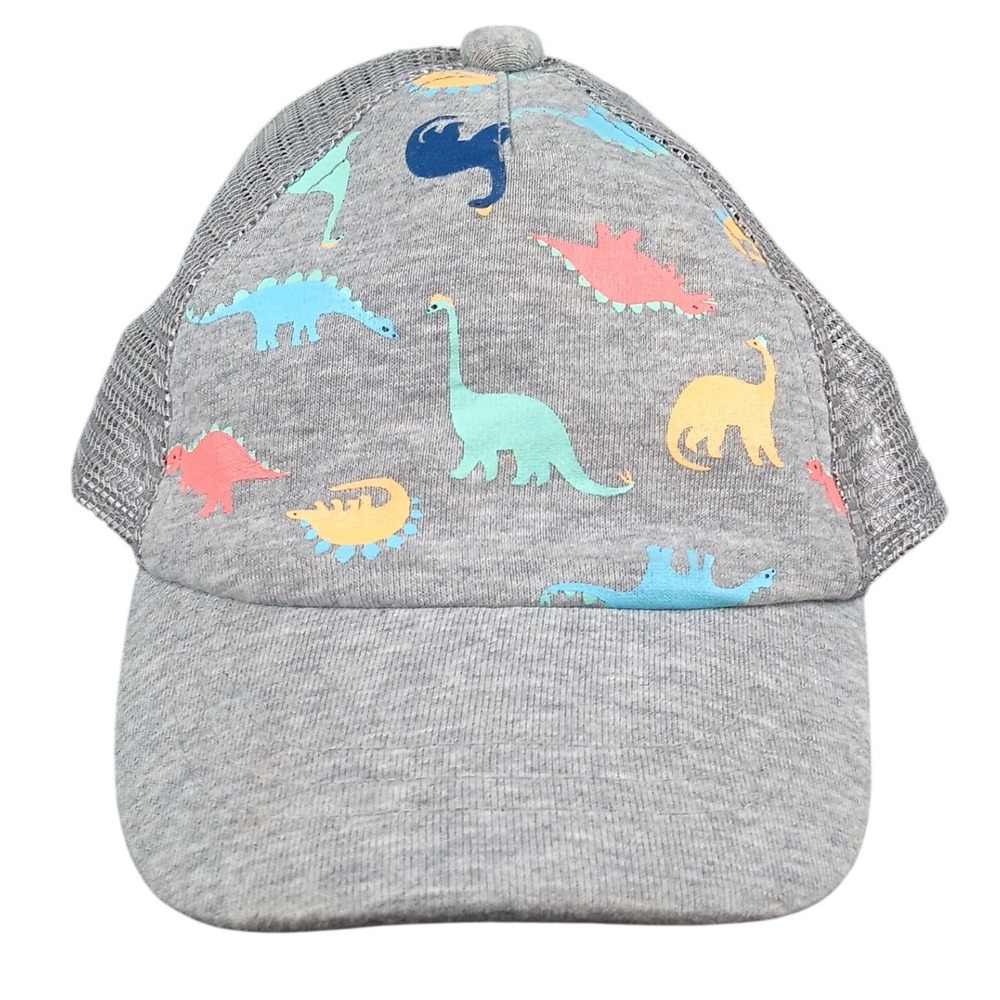 Kids Gray Dinosaur Trucker Hat Target Adjustable‎ Blue Snapback